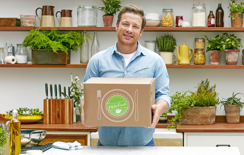 HelloFresh bringt Jamie Oliver in Deutschlands Küchen. Foto: obs/HelloFresh GmbH