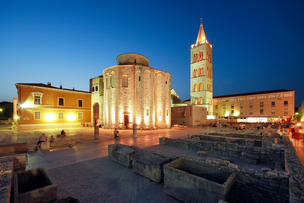 Das Wahrzeichen von Zadar Foto: Mario Romulić und Dražen Stojčić